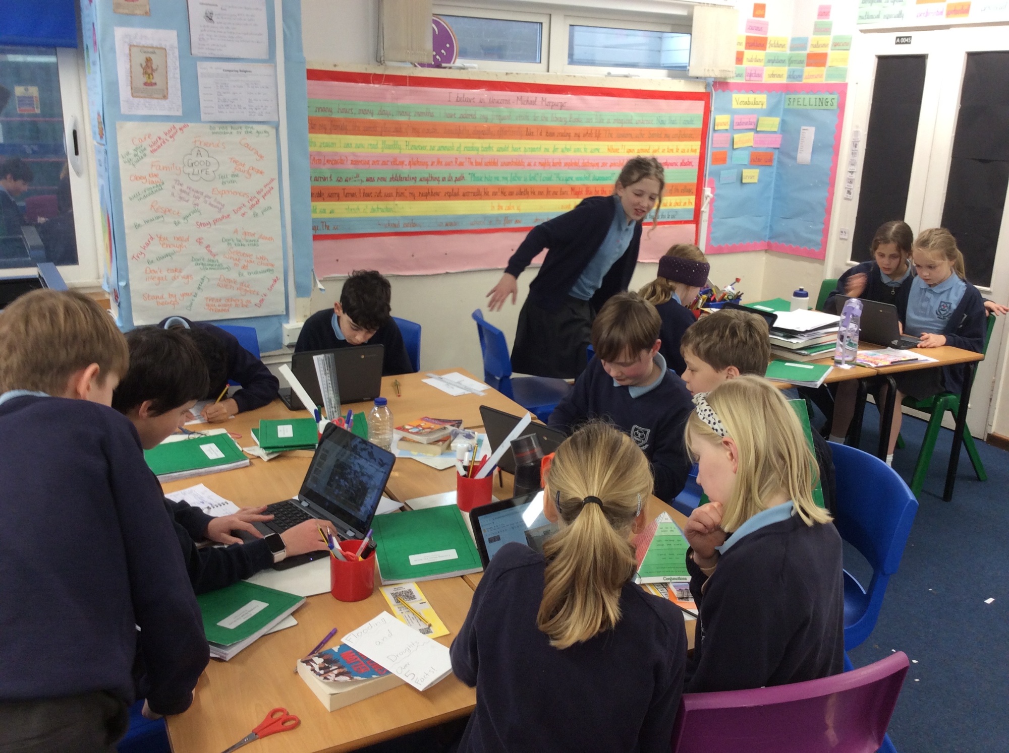 Children learning photo