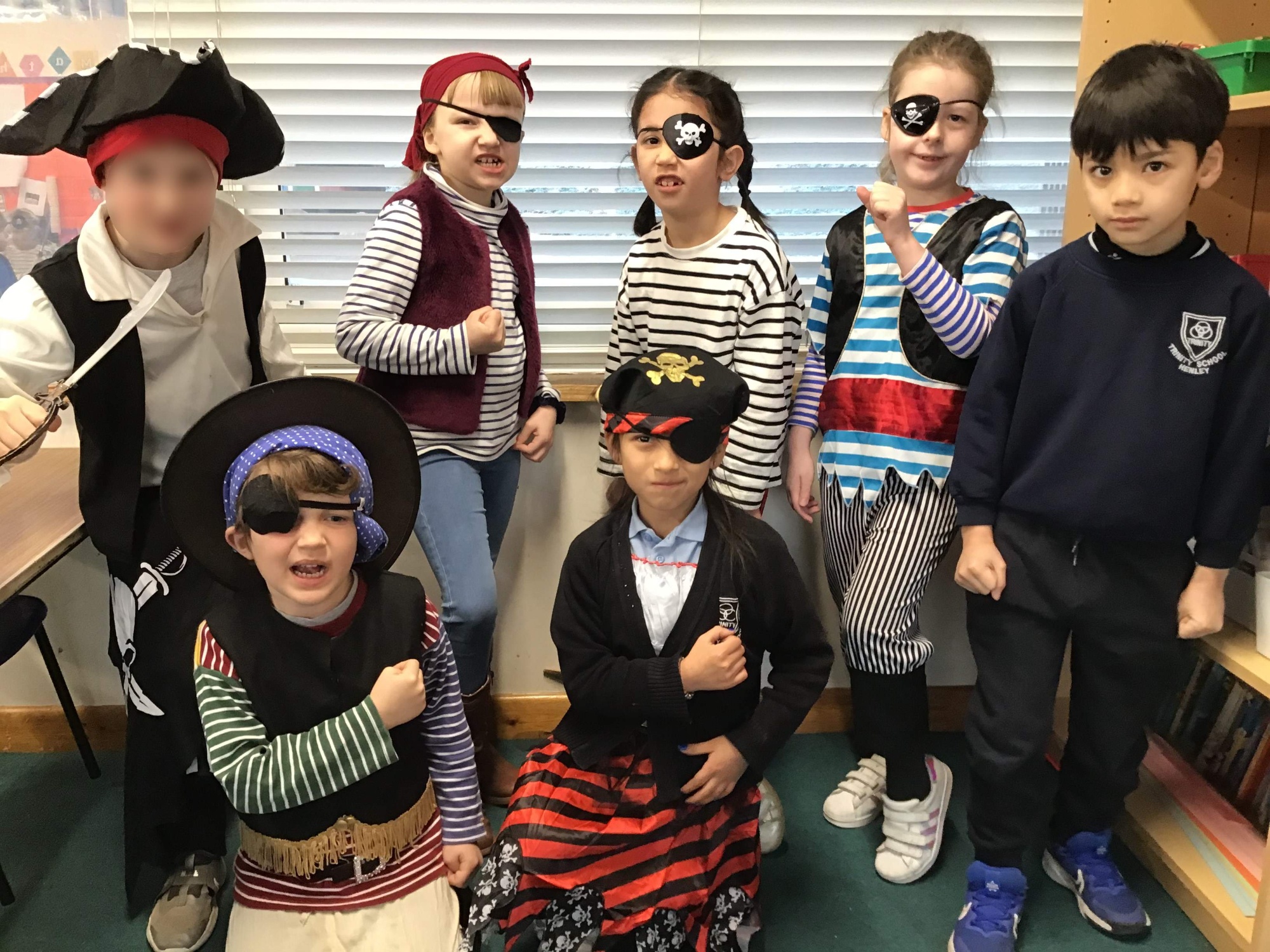 Children dressed as pirates photo