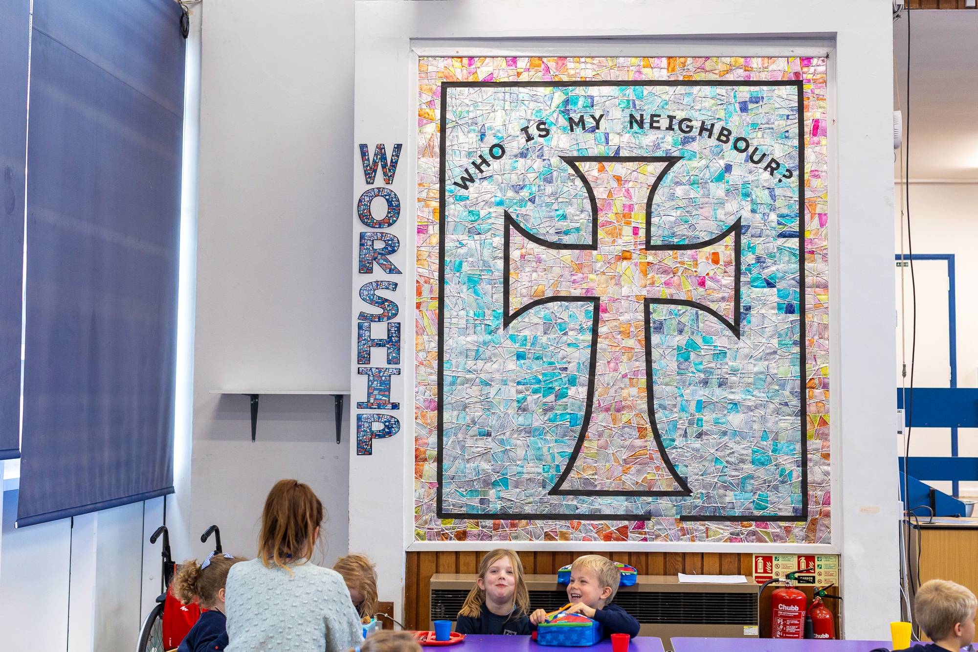 Worship poster in Hall